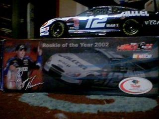Action Collectible NASCAR 124 scale diecast model #12 Ryan Newman