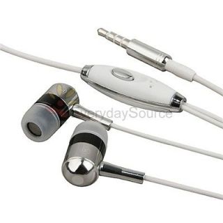 Handsfree Earphone Headphone with Mic for iPhone 3G 4G 4S