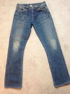 RRL Double R Ralph Lauren Mens Jeans, 27x30 (Tag 26x30), Straight, GUC 