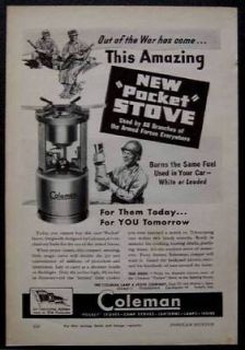 wwii coleman stove