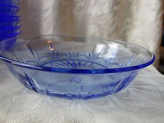 Avon American Blue 6 3/4 inch Glass cereal bowl (s)