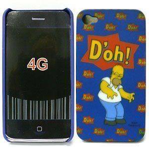 The Simpsons Homer Blue Snap On Cover Case For iphone 4 4G 4S GNJ