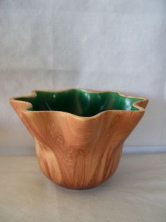   PINE SCENETED COLORADO POTTERY MADE IN THE ROCKIES WOOD LOOK EXTERIOR