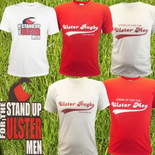 Ulster Rugby Tee Shirt Stand Up For The Ulser Men Sizes S M L XL XXL