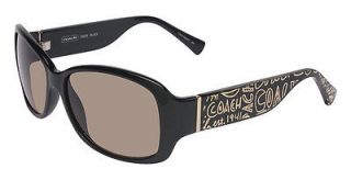 NWT New Coach Womens Sunglasses S3005 Black 59 15 125 w/ Coach Case