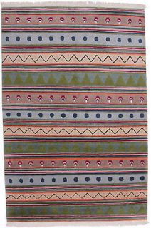 Contemporary Modern Green Tibetan Large Area Rug Rugs Carpet 60 Knots 