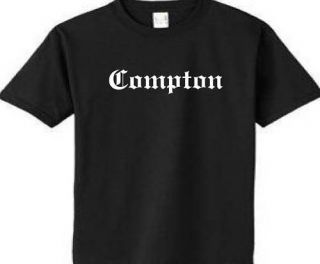 Compton t Shirt NWA Ice Cube Easy E Dr. Dre California