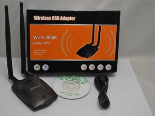   Wireless Adapter IEEE802.11b/g/​n WiFi 300M Network LAN Card Antenna