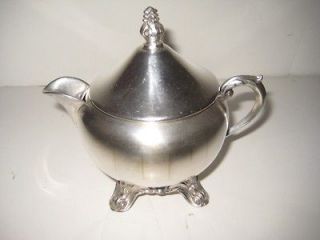 Antique F B Rogers Silver Creamer 1883 FB Rogers Silver Co