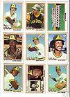1978 Padres Family Fun Ctr set Ozzie Smith Dave Winfield Rollie 