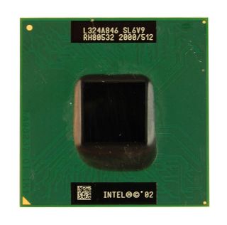   Mobile Pentium 4 2.0 GHz 400 MHz 512 KB CPU SL6V9 Laptop CPU Processor