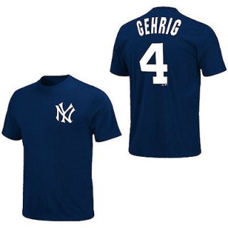 NEW YORK YANKEES Lou Gehrig Jersey T Shirt XXL