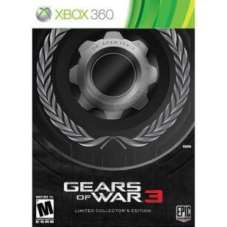 XBox 360 GEARS OF WAR 3 Limited COLLECTORS EDITION Epic Games 2011 NEW 