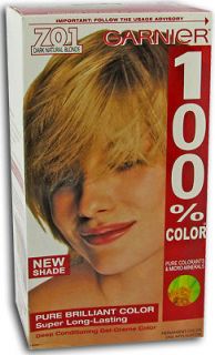 Garnier® 100% Hair Color #701 Dark Natural Blonde