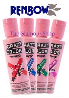 Crazy Color Semi Permanent Hair Colour Cream  Hair Dye 100ml   RENBOW