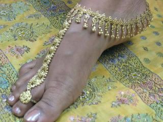   Belly Dance Halloween Dress Costume Jewelry Jewellery Gold Pltd Anklet