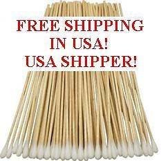 Cotton Swabs Swab Applicator Q tip 100 Pieces 6 Wood Handle Great for 