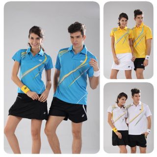 Class A Yonex Couples Badminton T shirts (one suit with shorts or 
