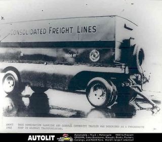 1932 Consolidated Freight Lines Truck Trailer Photo