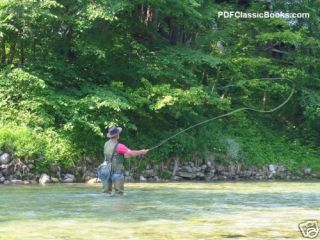 Fly Fishing Guide Angling Trolling Trout Salmon 15 Books on DVD