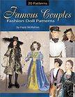 Famous Couples Fashion Doll Patterns by Hazel McMahon (2003, Paperback 