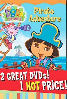 Dora the Explorer   Pirate Adventure Cowgirl Dora DVD, 2007, 2 Disc 