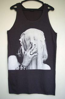 Courtney Love White Vail HOLE Nirvana Grunge Rock Tank T Shirt S/M