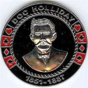 Doc Holliday OK O.K. Corral Coin Poker Guard Card Cover