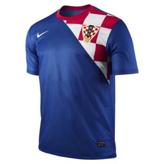 Nike Croatia Official EURO 2012 Away Soccer Jersey Brand New Royal/Red 