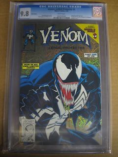 Venom Lethal Protector #1 Gold Cover Variant CGC 9.8 Spider man Black 