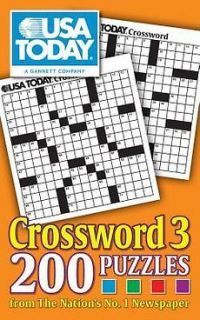 NEW USA Today Crossword 3 200 Puzzles from the Nations No. 1 