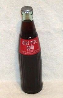   Soda Bottle by ROYAL CROWN  Rare FULL King size 16 Oz. Bottle   1960s