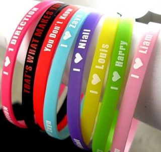   Direction wristbands/Bracelet I Love 1D Direction Jewelry PARTY FAVOR