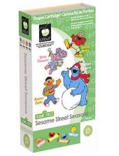 Cricut Sesame Street Seasons Cartridge Brand New