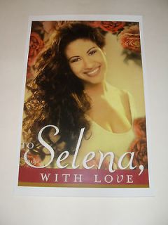 SELENA poster, mint condition, Very RARE  Selena Quintanilla Perez