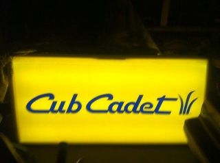 Cub Cadet Lighted Sign Lawn & Garden Tractor Mower