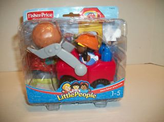 NIP Fisher Price Little People Michael w/ Bulldozer