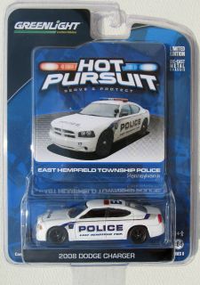 GREENLIGHT HOT PURSUIT S8 2008 DODGE CHARGER EAST HEMPFIELD TOWNSHIP 