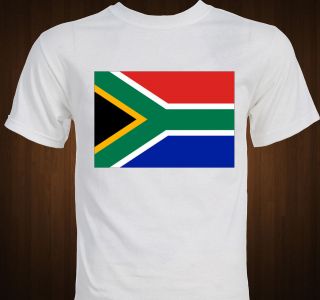 South African Flag south africa T shirt