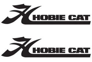 Pair of Hobie Cat Boat Vinyl Decal Sticker