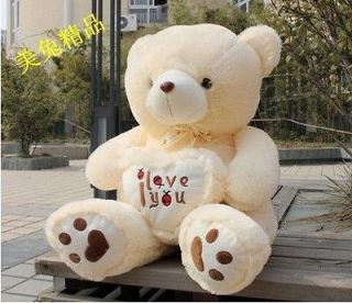 lovely PLUSH BEETLE LOVE HEART yellow TEDDY BEAR 70cm love GIFT