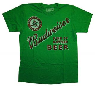   King Of Bottled Beer Label Logo Vintage Style Beer Adult T Shirt
