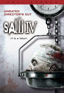 Saw IV DVD, 2008, Full Screen   Unrated Directors Cut