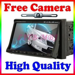 In dash 7 Touch Screen Car DVD Player IPOD Radio  Mic None GPS 