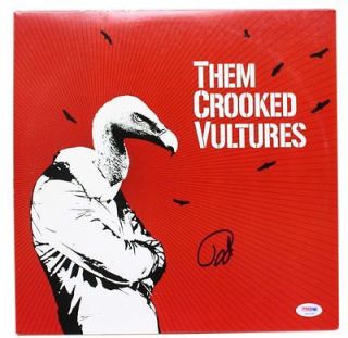 DAVE GROHL Signed Autographed Them Crooked Vultures Album LP PSA/DNA 