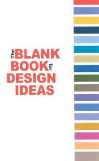 Blank Book for Design Ideas by David E. Carter 2003, Hardcover