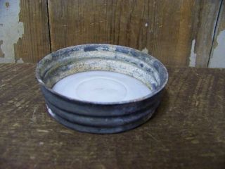 Vintage Antique Standard Size Canning Jar Zinc Lid Porcelain Liner 70 