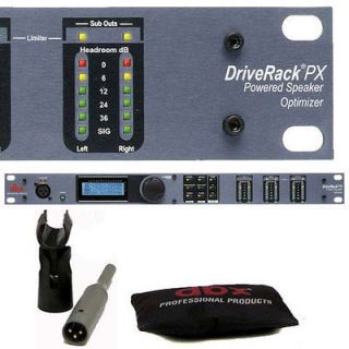 DBX DriveRack PX Powered Speaker Optimizer w/ Measurement Mic