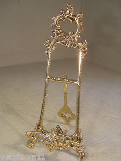 Decorative Brass Easel , for Art / Plate etc