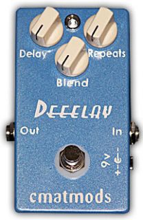 Cmat Mods Deeelay Delay Guitar Effect Pedal